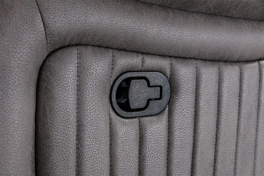 RC-7756 Polyester Tech Fabric Manuale Reclining Loveet con console